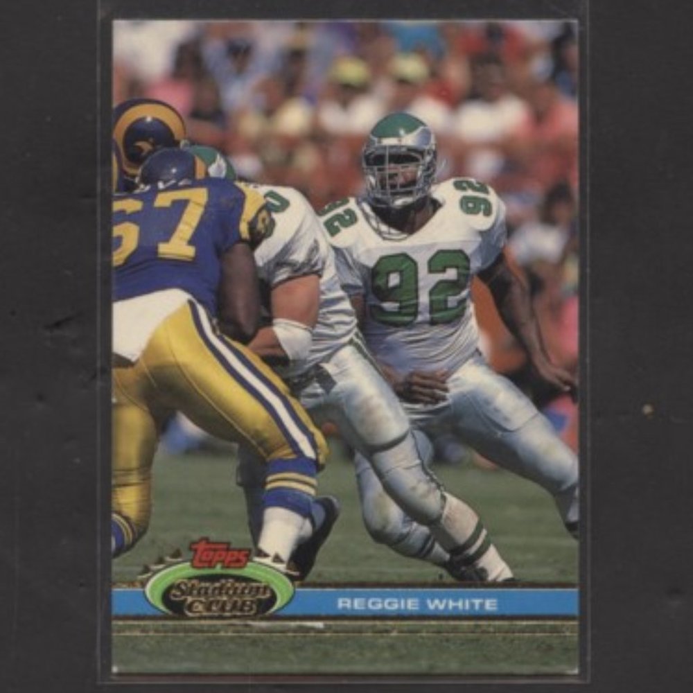 1992 SYADIUM CLUB FOOTBALL REGGIE WHITE PHILADELPHIA EAGLES